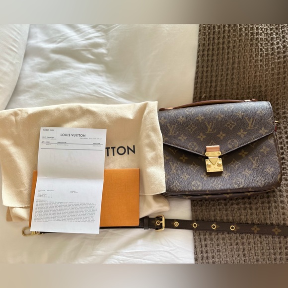 2️⃣4️⃣0️⃣0️⃣ free ship /Louis Vuitton Pouchette Métis - Picture 9 of 9